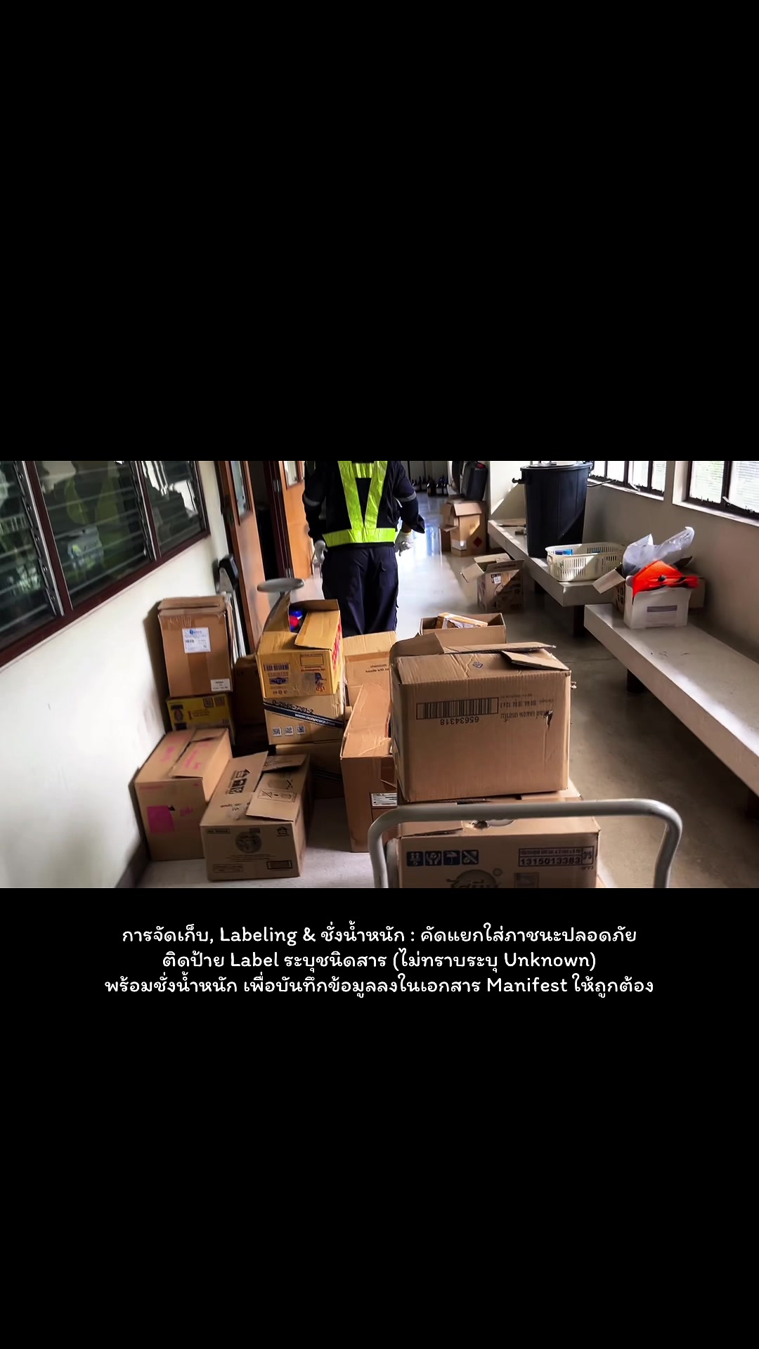 ในรายวิชา การจัดการวัสดุและของเสียอันตราย โดยมีการให้ความรู้เรื่องการจัดเก็บ, การติด labeling, การขนส่ง Hazardous Waste และเอกสาร MANIFEST ของสาขาการจัดการสิ่งแวดล้อมและทรัพยากรธรรมชาติ คณะวิทยาศาสตร์และเทคโนโลยี No.007 #scipnru